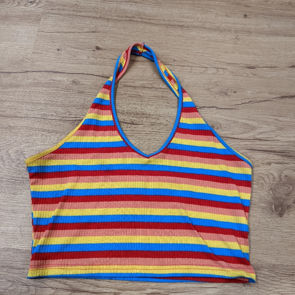 Halter Cropped Tank Top